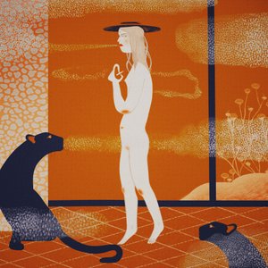 La femme mystérieuse et les panthères - Luca di Napoli