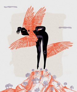Personnage ailé mystique - Luca di Napoli