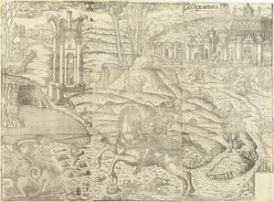 Saint Georges et le Dragon - Lucantonio degli Uberti