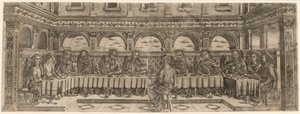 La Cène (paire) - Lucantonio degli Uberti