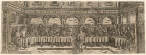 La Cène, vers 1500 - Lucantonio degli Uberti