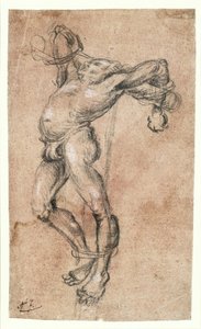 Voleur sur la croix, face à gauche - Lucas Cranach the Elder