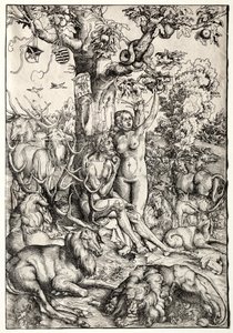 Adam et Ève au paradis