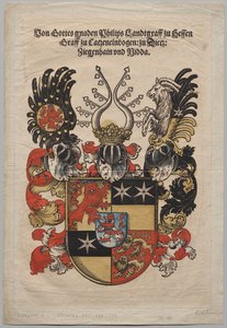 Blason de Philippe, Landgrave de Hesse - Lucas Cranach