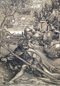 Saint Christophe, 1506-9 - Lucas Cranach