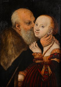 Le couple inégal - Lucas Cranach d. Ä.