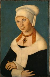 Portrait de la duchesse Barbara de Saxe, 1478-1534 (épouse de Georges le Barbu)