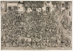 Un tournoi, 1506 - Lucas Cranach the Elder