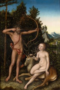Apollo et Diana - Lucas Cranach the Elder