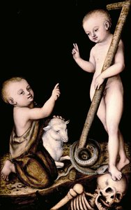 Christ et Jean-Baptiste enfants, vers 1535 - Lucas Cranach the Elder
