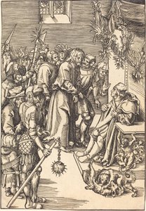Le Christ devant Caïphe - Lucas Cranach the Elder