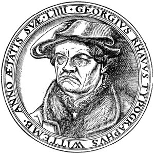 Georg Rhau (1488-1548) - Lucas Cranach the Elder