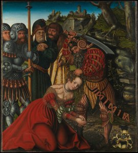 Allemand : Das Martyrium der Heiligen Barbara Le martyre de Sainte-Barbe