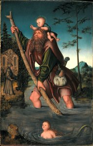 Allemand : Der heilige Christophorus Saint Christopher - Lucas Cranach the Elder