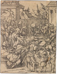 Le Martyre de Saint Barthélemy. De la série Martyre des Douze Apôtres - Lucas Cranach the Elder
