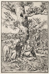 Repos pendant la fuite en Égypte, 1509 - Lucas Cranach the Elder