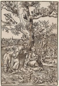 Repos pendant la fuite en Égypte - Lucas Cranach the Elder