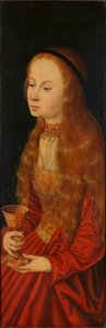 Sainte Barbe, début du 16ème siècle - Lucas Cranach the Elder