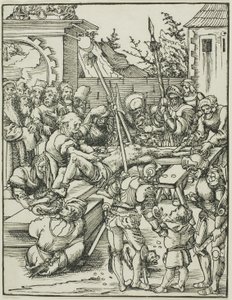 Saint Barthélemy, extrait du Martyre des Apôtres - Lucas Cranach the Elder