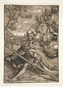 Saint Christophe - Lucas Cranach the Elder
