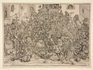 Le quatrième tournoi - Lucas Cranach the Elder