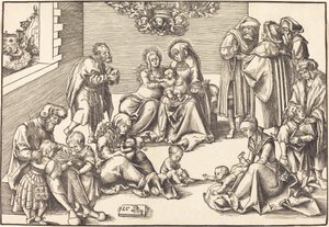 La Sainte Parenté - Lucas Cranach the Elder