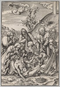 La Passion : La Lamentation, 1509 - Lucas Cranach the Elder