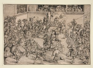 Le Deuxième Tournoi (avec la Tapisserie de Samson et le Lion)