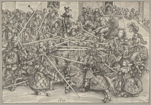 Le Troisième Tournoi, 1509 - Lucas Cranach the Elder