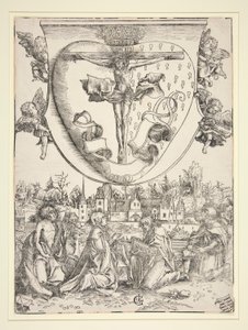 La Vierge, Saint Jean, Saint Laurent et Saint Roch avec les Armes du Sacré-Cœur - Lucas Cranach the Elder