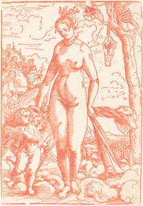 Vénus et Cupidon - Lucas Cranach the Elder
