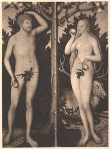 Adam et Eve - Lucas Cranach the Younger
