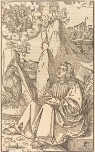 Saint Jean dans un paysage - Lucas Cranach the Younger