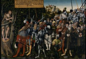 Le Sermon de Jean-Baptiste, 1549 - Lucas Cranach the Younger