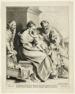 La Sainte Famille avec Sainte Élisabeth et l