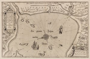 Carte nautique du golfe de Riga