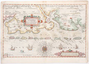 Carte de la Frise orientale de 1584 par Waghenaer