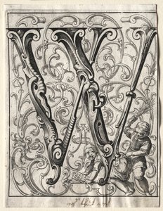 Nouveau livret ABC : W, 1627 - Lucas Kilian