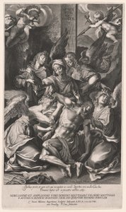 Pietà avec les anges (descente de croix) - Lucas Kilian