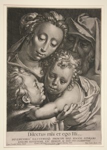 La Sainte Famille avec Saint Jean - Lucas Kilian
