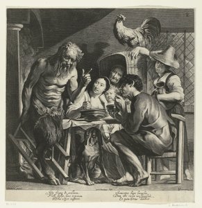 Satyre et le paysan