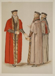 Lord Maire, Échevins et membre de la guilde, d