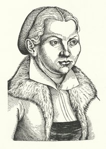 Katharina von Bora, épouse du réformateur protestant allemand Martin Luther - Lucas the Elder (after) Cranach