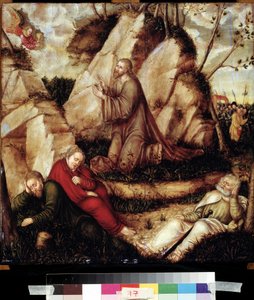 La prière au jardin des oliviers - Lucas the Elder Cranach