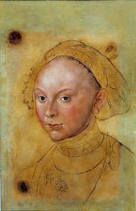 Portrait de Catherine de Brunswick Grubenhagen - Lucas the Elder Cranach