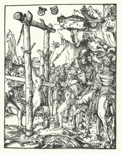 Simon, du Martyre des Douze Apôtres - Lucas the Elder Cranach
