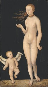 Venus et Cupidon - Lucas the Elder Cranach