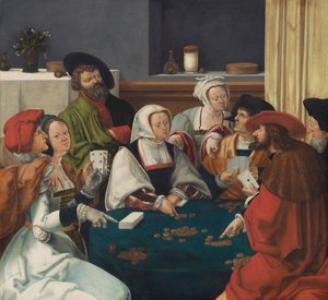 Les joueurs de cartes - Lucas van (after) Leyden
