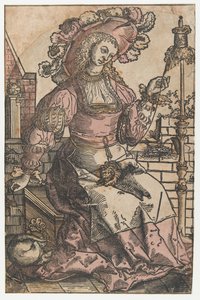 Femme filant