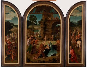 Adoration des mages - Lucas van Leyden